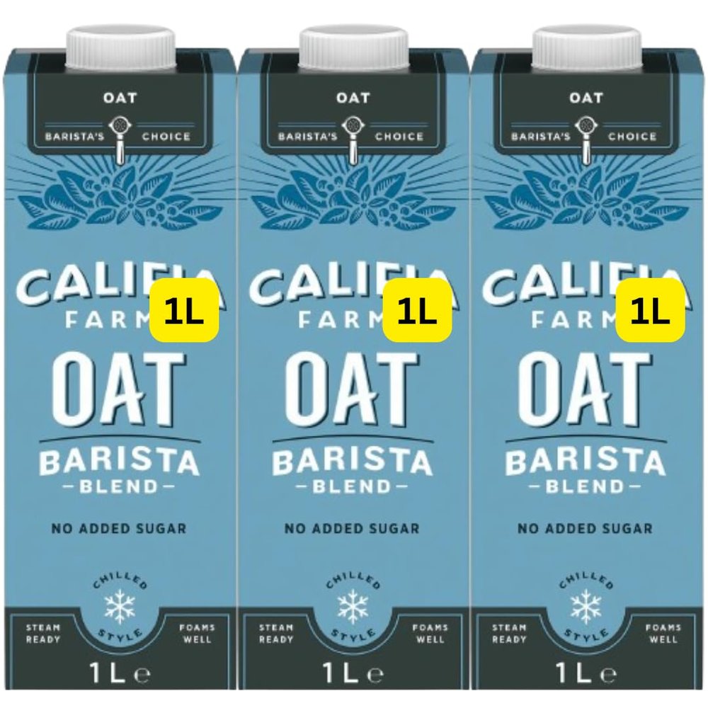 Oat Milk Barista Blend No Added Sugar CalifiaFarms 1L (3x1L)