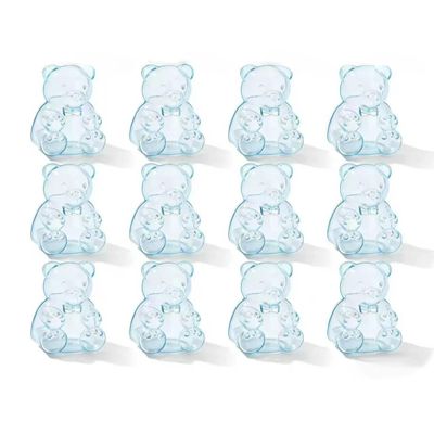 12 Pcs Gummy Bear Containers for Gift, Clear Gummy Bear Container, Large Gummy Bears Storage, For Party Favors & Candy (C)