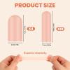 14 PCS Silicone Finger Protectors, Finger Protector Covers Waterproof Soft Fingertips Support Sleeves Rubber Thumb Protector, Reusable Elastic Finger Cots for Finger Cracking Wound Biting Protection view 2