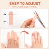 14 PCS Silicone Finger Protectors, Finger Protector Covers Waterproof Soft Fingertips Support Sleeves Rubber Thumb Protector, Reusable Elastic Finger Cots for Finger Cracking Wound Biting Protection view 4
