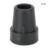 TOPINCN 6pcs Anti-Slip Walking Stick End Cover Tips - Stable Grip Walking Canes Bottom Pads, Heavy Duty Plastic, Protects Cane Tip, Easy Installation, for Elderly view 2