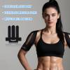 6 PCS Kinesiology Tape for Shoulder Breathable Elastic Waterproof Precut Sports Tape for Muscle Discomfort Relief Pre-Cut Kinesiology Athletic Sticker Strips Shoulder Tape for Shoulder Support (Black) view 3