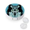 fkgvwo Contact Lens Container Blue Black Wolf Travel Contact Lens Box with Mirror Tweezers Solution Bottle view 1