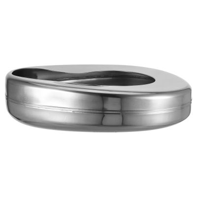 ibasenice Stainless Steel Ergonomic Bedpan for Elderly and Bedridden Patients Suitable for Hospitals Nursing Homes and Home Care Use