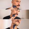 Cecotec Beard Trimmer PrecisionCare OneShave Pro Titanium Blades Flex Head with Magnetic System LED Light IPX7 Adjustable Comb 0.5-8mm + Foil Head Rubber Handle Case for Precise Trimming and Shaving view 2