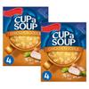 Cup A Soup Chicken Noodle, 4 Sachets per Pack, Pack of 2, 94g, Low in Fat and Sugar, No Artificial Colours or Preservatives view 1