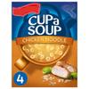 Cup A Soup Chicken Noodle, 4 Sachets per Pack, Pack of 2, 94g, Low in Fat and Sugar, No Artificial Colours or Preservatives view 2