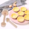 JECOMPRIS 2pcs Double Sided Wooden Egg Tart Mold for Making Egg Tarts and Shaping Pastry Dough, Dualheaded Design Baking Tool for DIY Baking and Home Use view 4