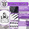 8 PCS Hair Clipper Guards, Hair Clipper Comb Replacement Guards Set, Hairs Trimmer Guards Limit Comb Replacements Compatible with Wahl and Most Clippers for Adults, Children, Pets (Black) view 4
