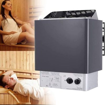 Electric Sauna Heater, 4.5kw Steam Bath Stove with 3-Hour Timer and Adjustable Temperature for 106-318 Cubic Feet, Ideal for Home, Hotel, and Spa
