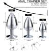 3 Pcs Stainless Steel Hard Heart-Shaped Rhinestone Light Blue Hip Trainer AccessoriesProtective Exercise Accessories for Endurance TrainingCouple Gift view 3