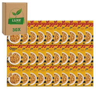 Breakfast Cereal Mini Portions Crunchy Nut 35g Compatible with Kelloggs By Luxe Bitez (Pack of 30)