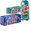 MTNN Dew USA Soft Drink Variety Pack 24 Cans, Baja Blast & Voltage Flavours (12 Cans Each, 355 ml) view 1