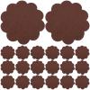 NUOBESTY 500pcs Flower Shape Food-Grade Papers Greaseproof Liners Sandwich Wrapping Papers for Baking view 1