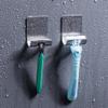 1PC Stainless Steel Holder Men Shaving Shelf Shaving Rack Bathroom Home Viscose Wall Hooks Hanger Lovely and Professional view 2