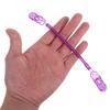 KOMBIUDA 6pcs Windproof Hat Strap Clips Cap Retainer Clips Hat Strap Locks with PC Material for Outdoor Activities, Easy to Carry and Anti-Lost, Unique Creative Design in Purple view 4