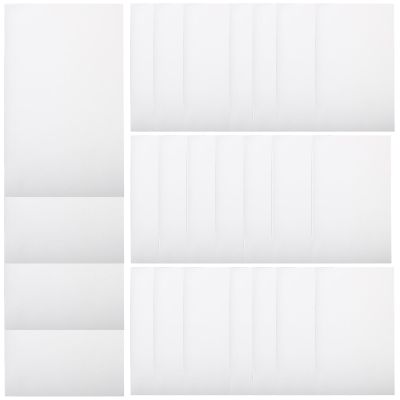 HOODANCOS 100 Pieces White Greaseproof Food Wrapping Paper 15x25cm for Burgers, Sandwiches, French Fries and Fried Chicken, Oil-Resistant Bread and Basket Liners for Kitchen Use