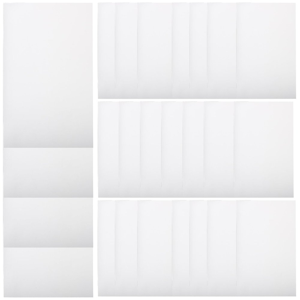 HOODANCOS 100 Pieces White Greaseproof Food Wrapping Paper 15x25cm for Burgers, Sandwiches, French Fries and Fried Chicken, Oil-Resistant Bread and Basket Liners for Kitchen Use