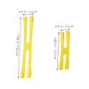 NUOBESTY 6pcs Reusable Silicone Elastic Bands for Lunch Box Fixing Portable Storage Ties H-shaped Design for Boys and Girls Bento Lunch Box Organization view 2