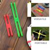 NUOBESTY 6pcs Reusable Silicone Elastic Bands for Lunch Box Fixing Portable Storage Ties H-shaped Design for Boys and Girls Bento Lunch Box Organization view 3