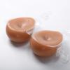 Teardrop Strap On Silicone Breast Forms - Adjustable Shoulder KK Cup Nude, for Mastectomy Crossdresser Transgender(Brown,K Cup) view 4