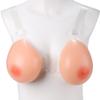 Teardrop Strap On Silicone Breast Forms - Adjustable Shoulder KK Cup Nude, for Mastectomy Crossdresser Transgender(Nude,G Cup) view 1