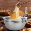 GARVALON Stainless Steel Melting Pot 400ml Capacity with Easy to Clean Compact Design for Butter, Wax, Cheese Heating and DIY Candle Making in Kitchen view 4