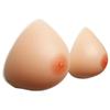 Self Adhesive Triangle Silicone Breast Forms E Cup Nude, Concave Bottom Bra Enhancers for Mastectomy(A Cup) view 1