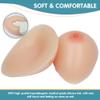 Self-Adhesive Silicone Breast Forms, Concave Bottom Mastectomy Prosthesis Nude Fake Boobs for Transgenders, I Cup(E Cup) view 2