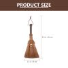 CIMAXIC Natural Small Mini Palm Broom 24cm Household Cleaning Tool with Delicate Palm Bristles for Indoor Sweeping and Tea Ceremony Cleaning view 2