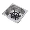 RIZGHWOY Automatic Pitcher Rinser, Stainless Steel Embedded Cup Washer with High Pressure Rinsing, for Home and Commercial Kitchen Use (Silver) view 1