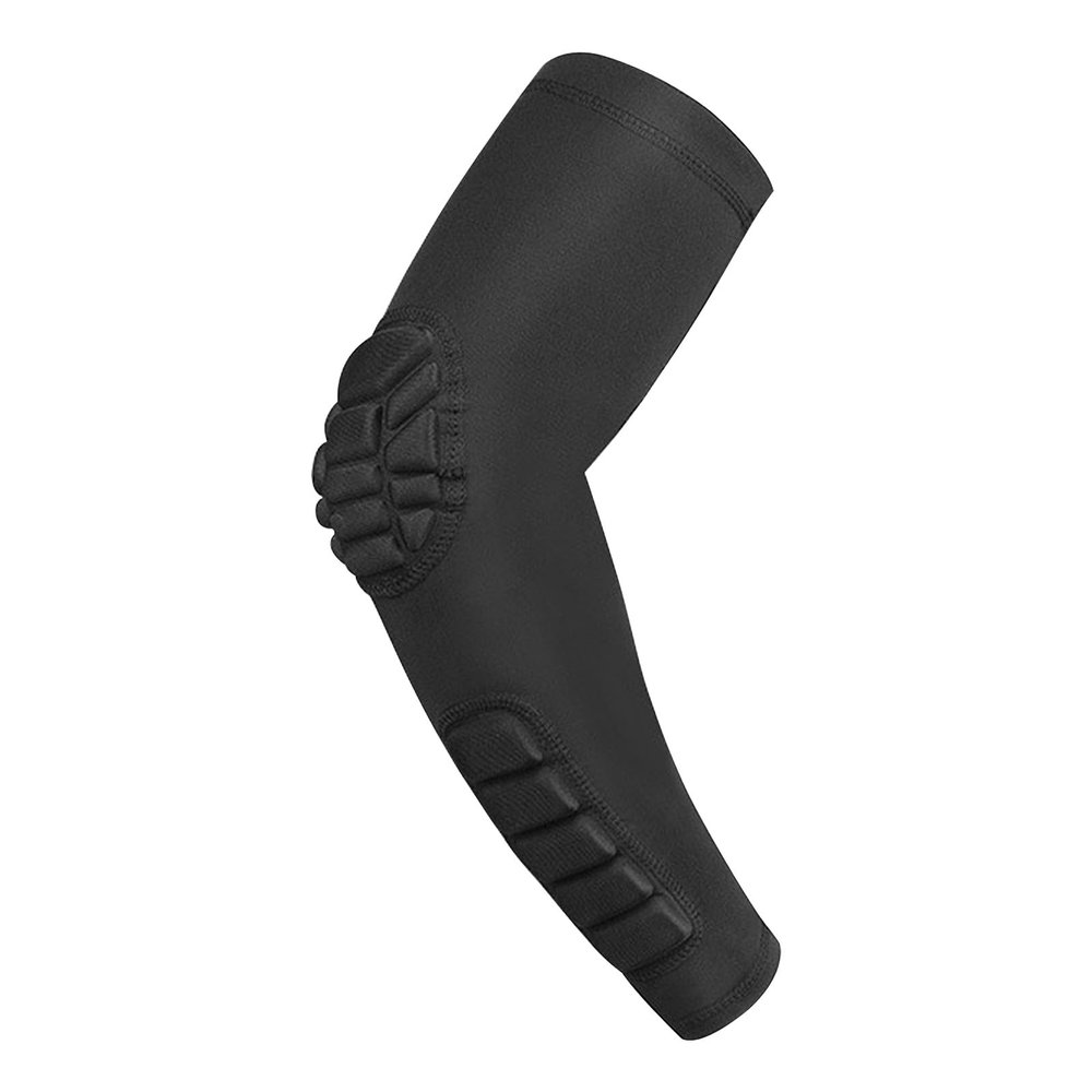 Padded Elbow Forearm Sleeves Compression Arm Protective Sleeve Basketball Pad Shock Absorbing Impact Resistant Combat Sports Injury Protection
