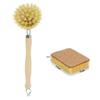 DaleandHolly Eco Washing Up Bundle with Ecover Washing-Up Liquid 450ml Lily & Lotus, Wooden Dish Brush & Eco Sponge view 3