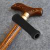 2 Pack Sponge Cane Handle Grips Non Slip Black for Daily Walking view 4