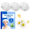 No Rinse Shampoo Caps for Bedridden Patients Elderly Camping Rinse Free Microwavable Waterless Hair Washing and Conditioning Shower Caps Disposable Hypoallergenic 3 Pack view 1