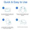 No Rinse Shampoo Caps for Bedridden Patients Elderly Camping Rinse Free Microwavable Waterless Hair Washing and Conditioning Shower Caps Disposable Hypoallergenic 3 Pack view 4