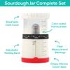 Baker's Secret Pro Sourdough Bread Starter Kit - 34 oz Large Capacity Sourdough Starter Jar with 5 Unique Features for the Perfect Sour Dough Bread & sourdough Starter kit - sourdough Supplies view 3
