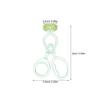 WRITWAA 2pcs Reusable Lens Inserter Remover Tools Portable Plastic Contact Lens Applicators for Travel and Makeup Use with Antislip Grip view 2