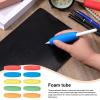 10 Pieces Foam Grip Tubing, Built Up Foam Tubing, Round Hollow Closed Cell Tube Non Slip Utensil Handles Cutlery Gripping Tool, for Elderly Disabled Crafts Toothbrush Cutlery Eating Kitchen view 2