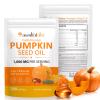 300 PCS Pumpkin Seed Oil Capsules,Pumpkin Seed Extract (3000mg per 3 Soft Gel Serving) | 2 in 1 Pumpkins Seed Oil for Hair Growth, Cold Pressed, Supports Hair, Heart, Skin Supplement view 3