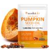 300 PCS Pumpkin Seed Oil Capsules,Pumpkin Seed Extract (3000mg per 3 Soft Gel Serving) | 2 in 1 Pumpkins Seed Oil for Hair Growth, Cold Pressed, Supports Hair, Heart, Skin Supplement view 4