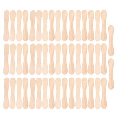 Wood Craft Sticks, Wooden Ice Cream Sticks Wood Color 6-9.4cm Pack of 500(9.4cm)