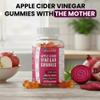 Apple Cider Vinegar Gummies with The Mother 1000mg ACV per Serving Folic Acid, Vitamin B12, B6, Beetroot, Pomegranate Vegan, Gluten-Free, Non-GMO 90 Gummies Seba Nutrition view 2