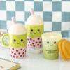 Matcha Latte Scented Candle | Hand Poured Soy Wax Candle - 240g view 3