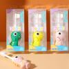 Kid Manual Toothbrush Soft Bristles Dinosaur Kids Tooth Brush PP PVC Handle 12.4x1.2cm | Child Sized Brush Head Safe Care | Dinosaur Themed Kids Toothbrush for Children Boys Girls Daily Use view 4