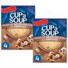 Cup A Soup Cream of Mushroom with Croutons, 4 Sachets per Pack, Pack of 2, 99g, Vegetarian view 1
