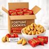 24 Fortune Cookies Individually Wrapped Chinese Lucky Cookies for Parties, Gifts & Events view 1