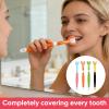 3 Sided Toothbrush 4 Pcs Autism Sensory Toothbrush Set with Soft Bristles Ergonomic Handle Efficient Oral Care Travel-Friendly Three Sided Toothbrush for Kids and Adults view 4