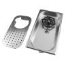ERYUE High Pressure Stainless Steel Pitcher Rinser Efficient Cup Washer Spray Rinser for Home Kitchen Hotel Restaurant Sink (Silver) view 2