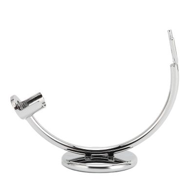 KIMISS Shaver Stand Stainless Steel Single Head Shaving Brush Holder - Compact and Stylish Safety Support Accessories for Shavers, Brushes, and More